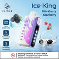 Elf Bar Ice King – Blackberry Cranberry – 30K - Vape Shop Gurgaon