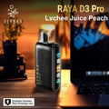Elf Bar Raya D3 Pro 30K – Lychee Juicy Peach - Vape Shop Gurgaon