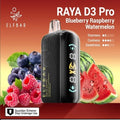 Elf Bar Raya D3 Pro 30K Blueberry Raspberry Watermelon - Vape Shop Gurgaon