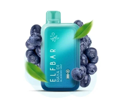 ELF BAR RAYA D1 – Blueberry Mint - Vape Shop Gurgaon