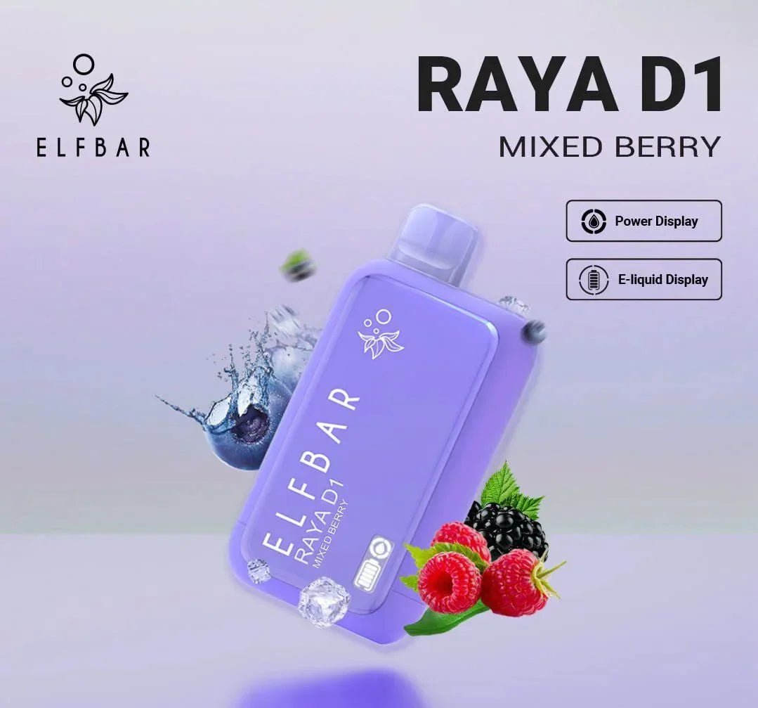 ELF BAR RAYA D1 – Mixed Berry - Vape Shop Gurgaon