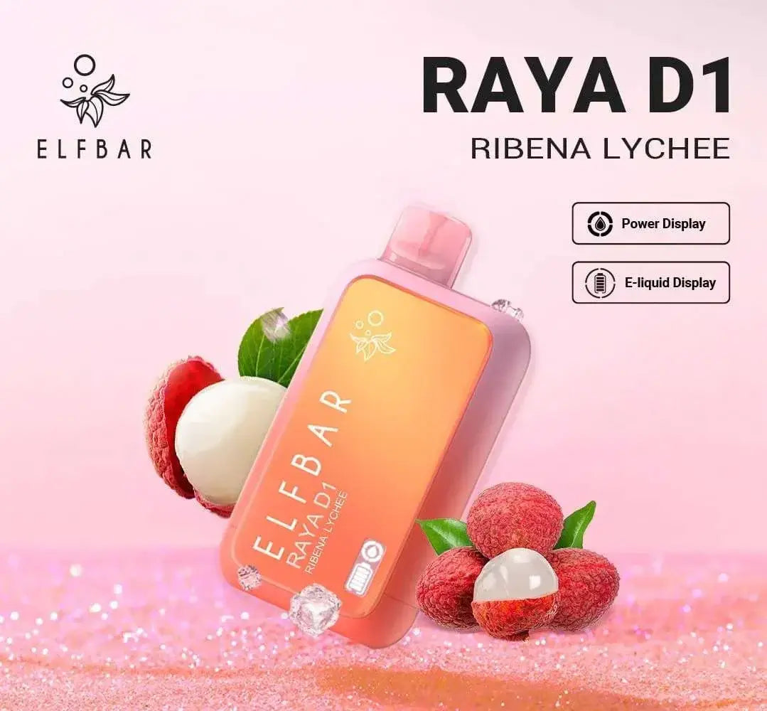 ELF BAR RAYA D1 – Ribena Lychee - Vape Shop Gurgaon
