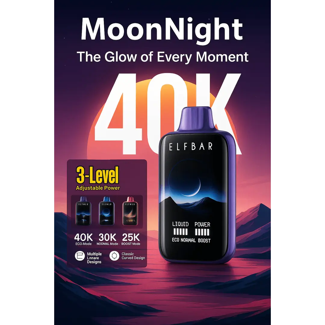 Elf Bar Moon Night – Blueberry Raspberry Watermelon - Vape Shop Gurgaon