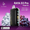 Elf Bar Raya D3 Pro 30K – Grape Ice - Vape Shop Gurgaon