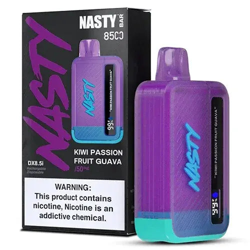 Nasty Bar Kiwi Passion Fruit Guava – (8500 Puffs) - Vape Shop Gurgaon