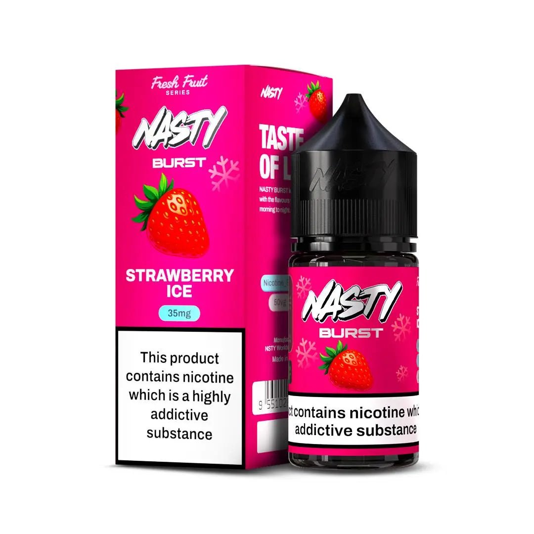 Nasty Burst Nic Salts – Strawberry Ice - Vape Shop Gurgaon